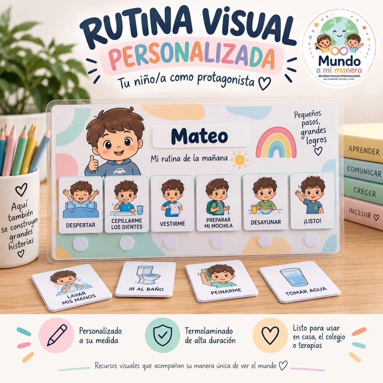 Rutina Visual Personalizada A4